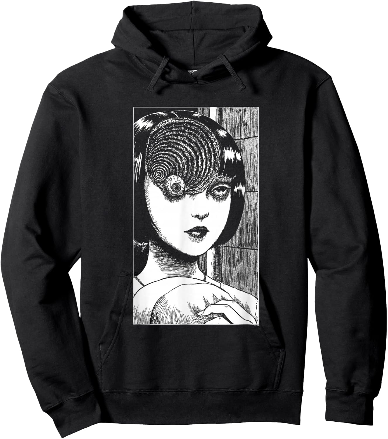 Uzumaki Scar Spiral Girl Hoodie - Hoodie | Black