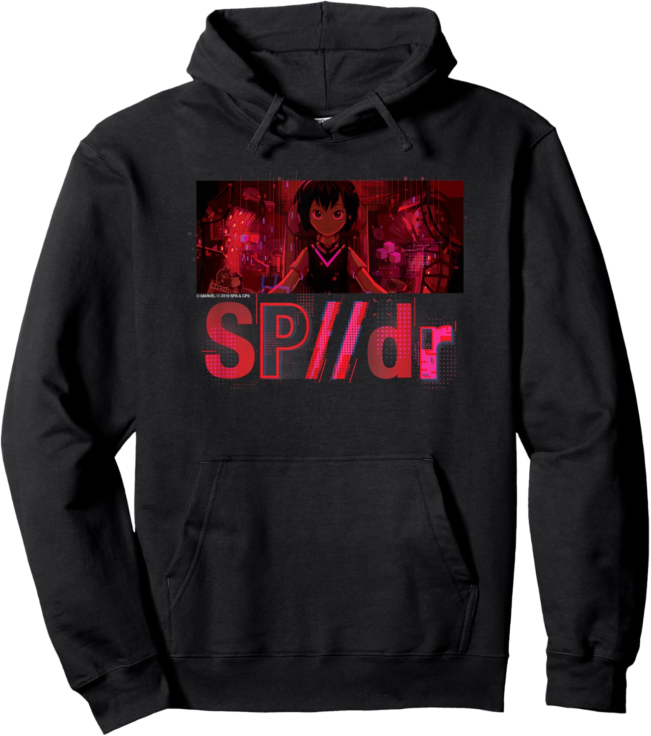 Marvel Spider-Man Into the Spider-Verse Sp//dr Peni Parker Hoodie - Hoodie | Black