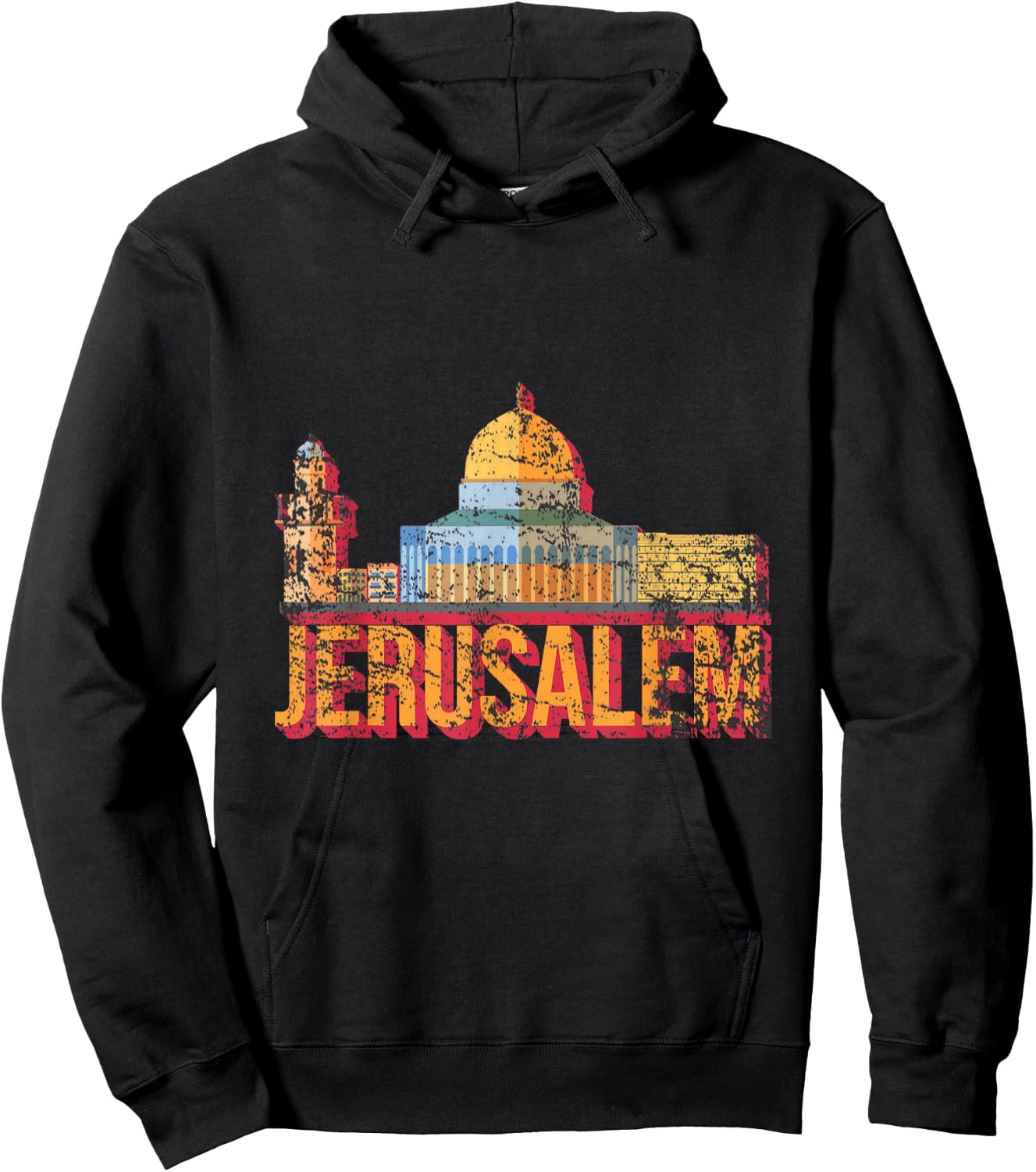 Jerusalem Israel Hoodie - Hoodie | Black