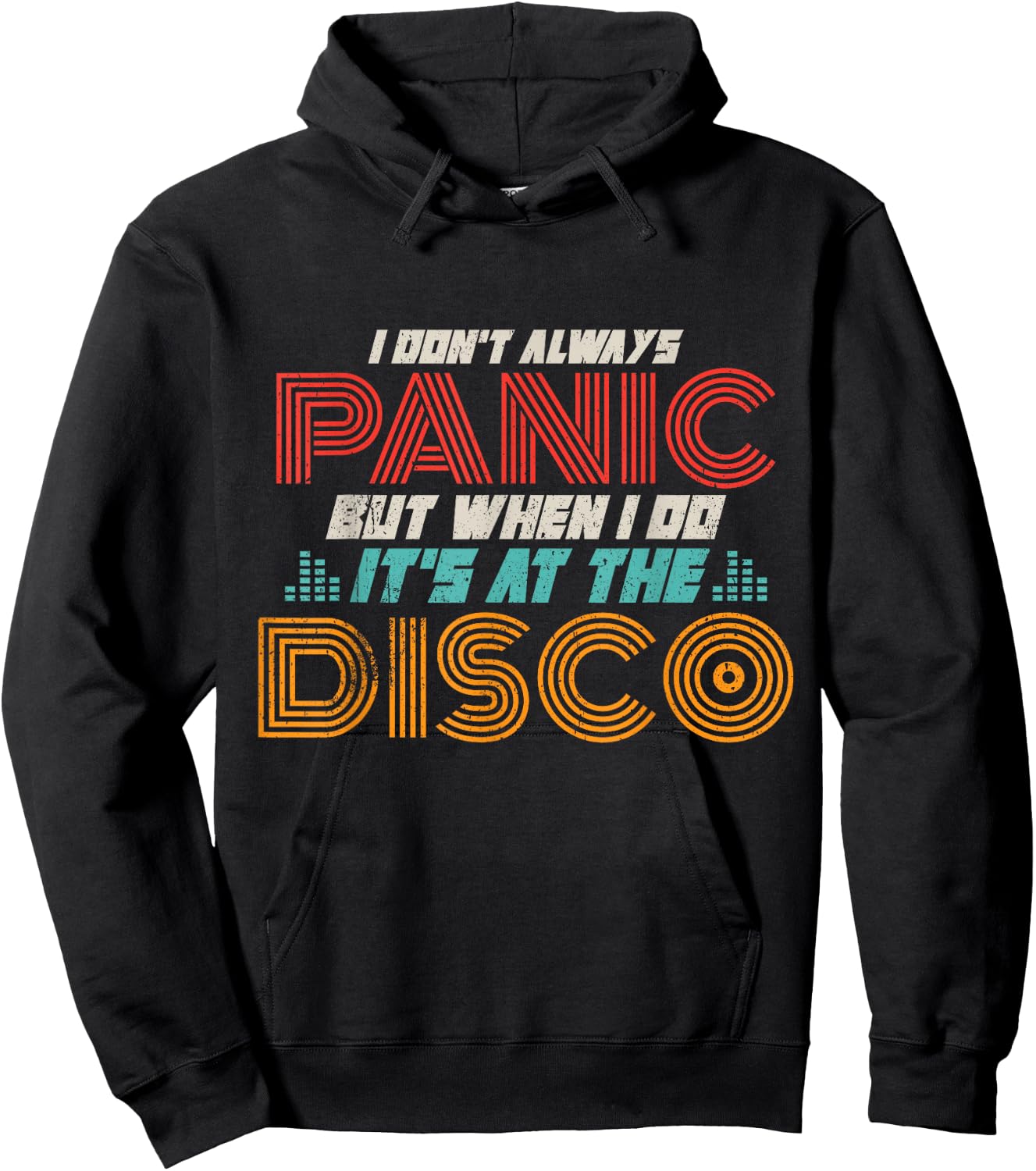Ich gerate Nicht Immer Panik wenn ich ES doe ist der Disco Hoodie - Hoodie | Black