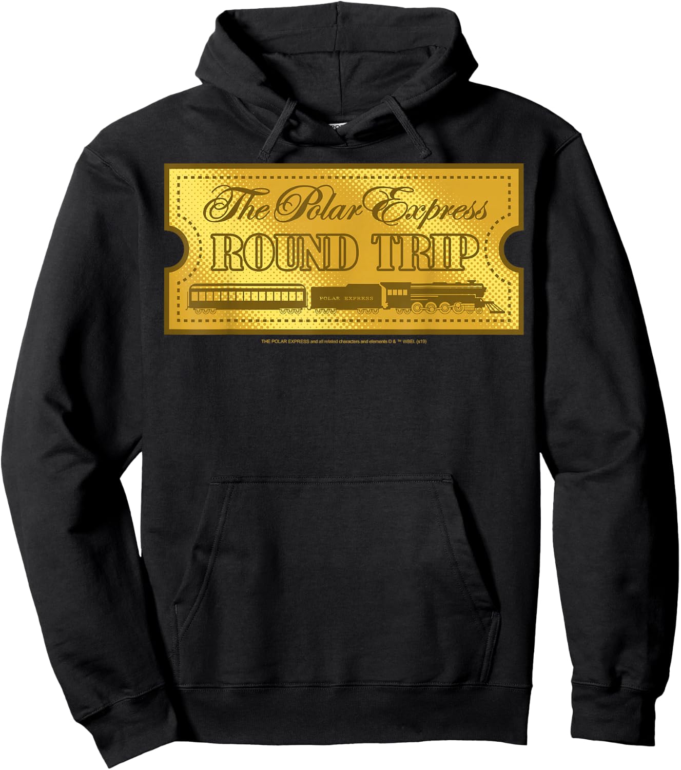 The Polar Express Round Trip Ticket Hoodie - Hoodie | Black