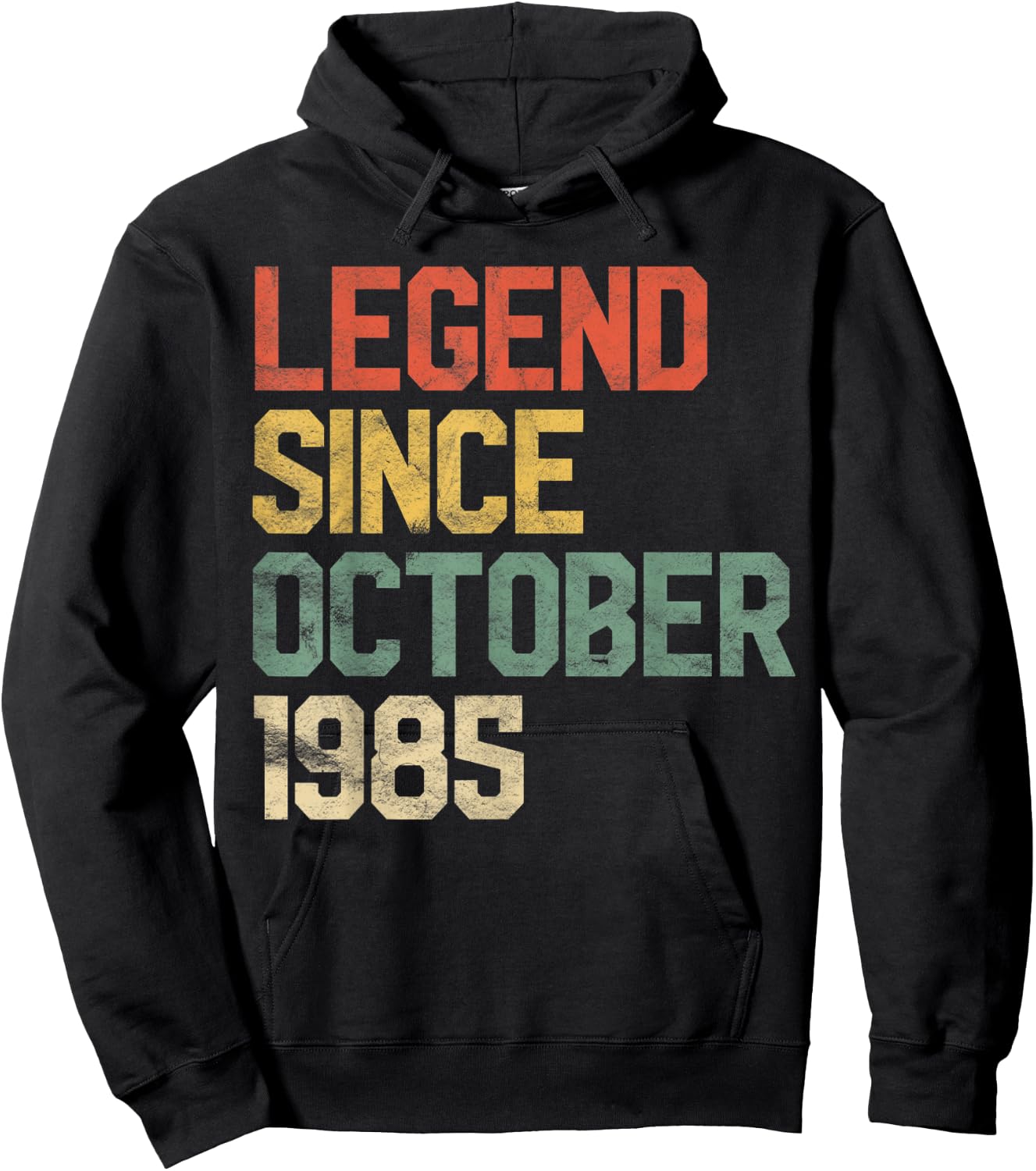 Legend Since October 1985 35th Birthday Gift 35 Year Old Hoodie - Hoodie | Black