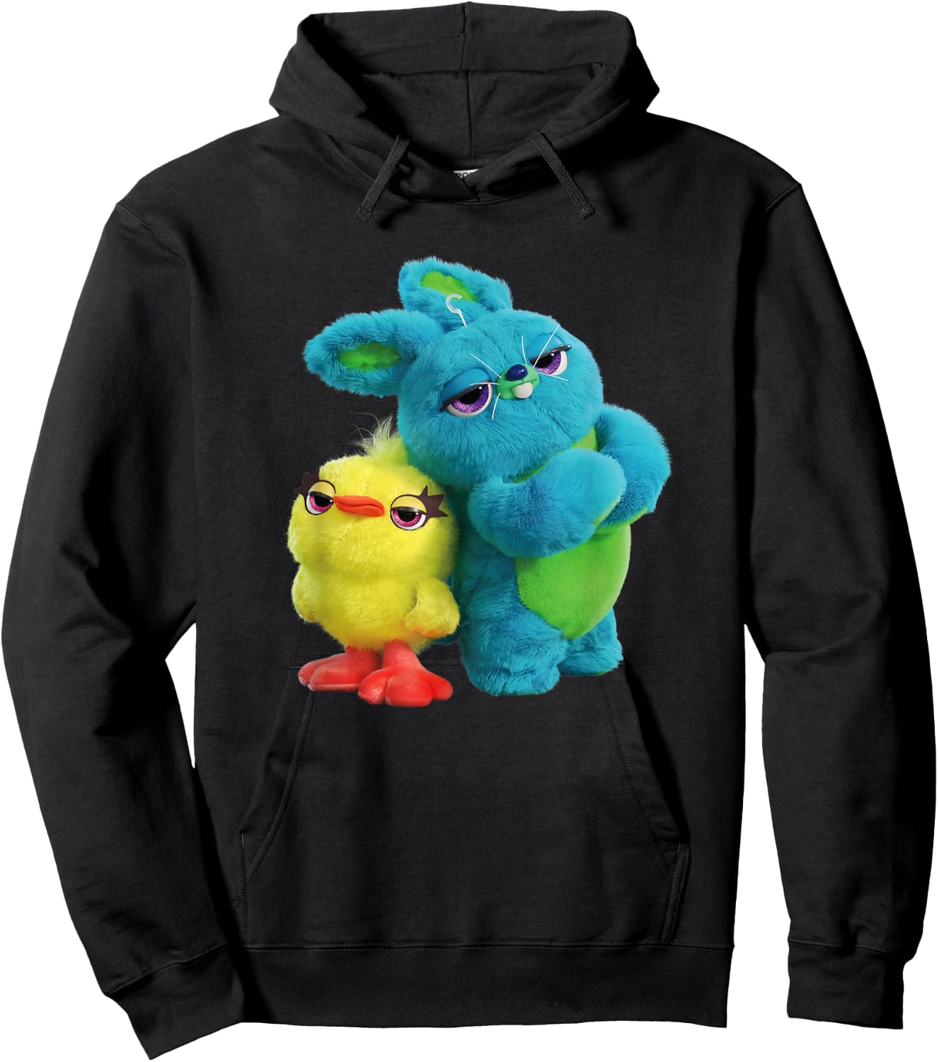 Disney Pixar Toy Story 4 Ducky and Bunny Tough Pose Hoodie - Hoodie | Black
