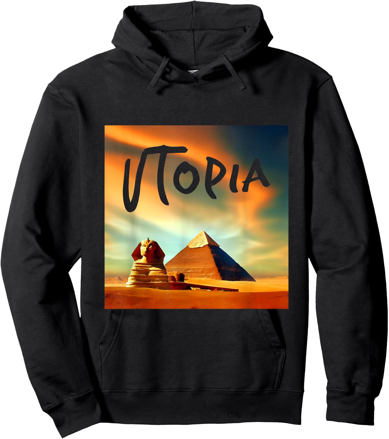Utopia Rap Trap Hip Hop Music Hoodie - Hoodie | Black