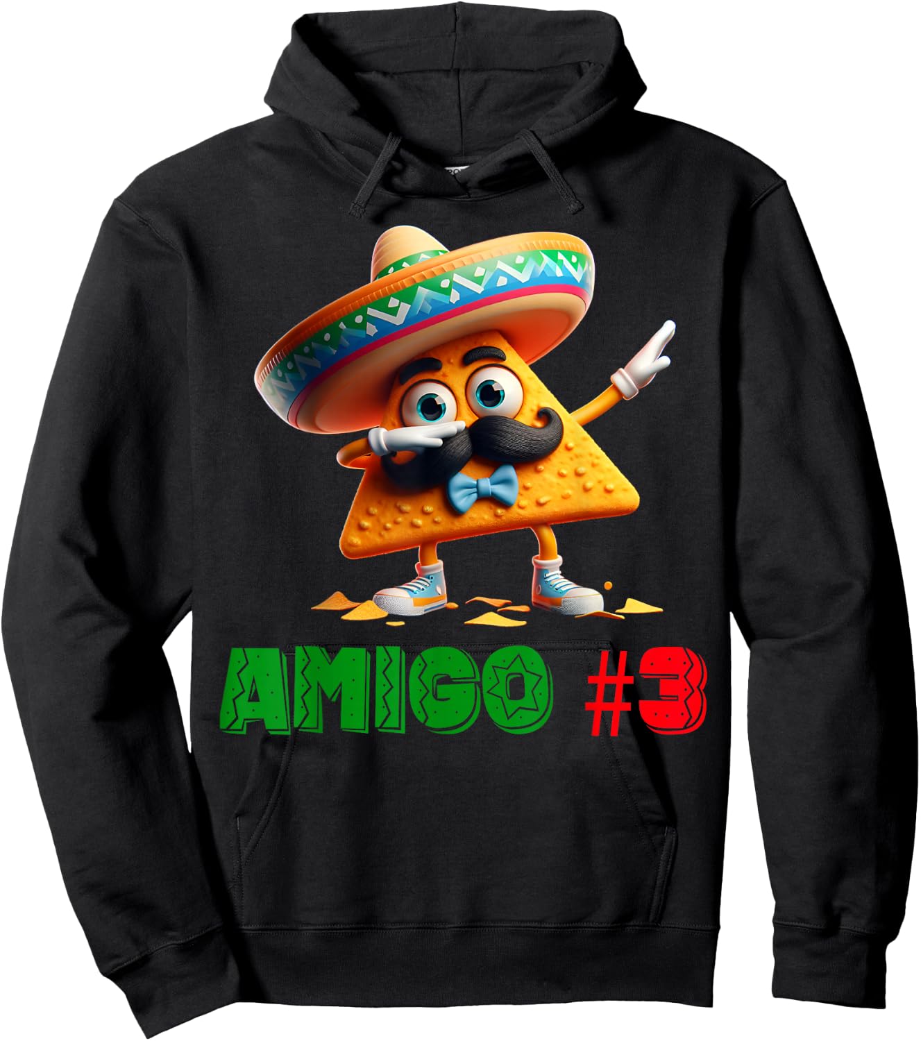 The 3 Three Amigos Cinco De Mayo Amigo #3 Group Matching Hoodie - Hoodie | Black