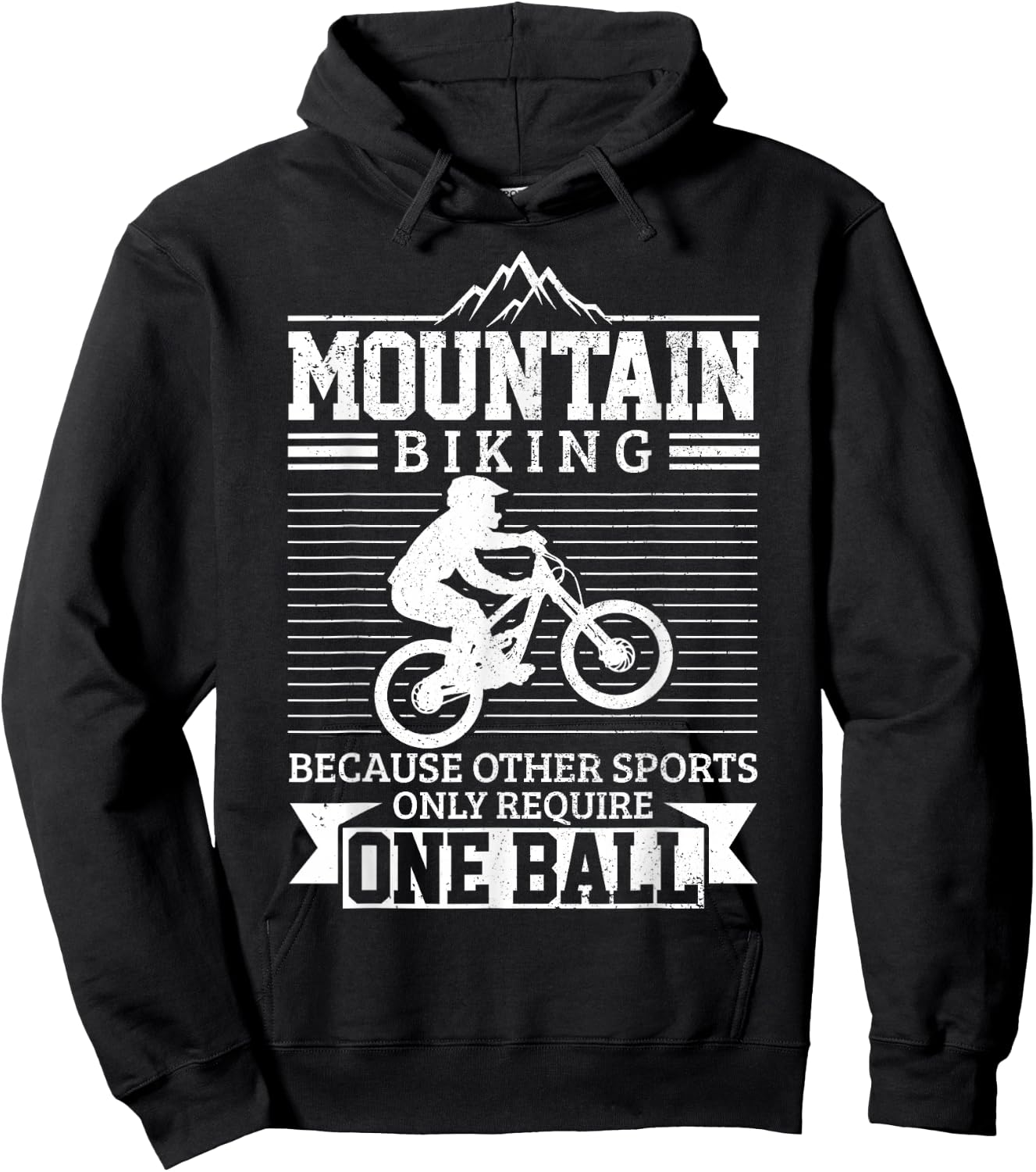 Mountain Bike MTB Downhill Freeride Mountain Biker Gift Hoodie - Hoodie | Black