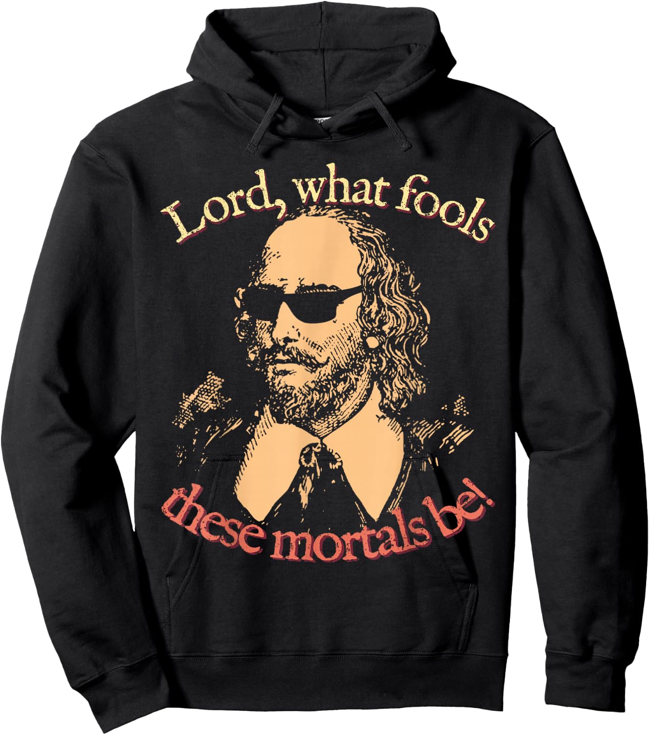 Puck: Lord, What Fools These Mortals Be! William Shakespeare Hoodie - Hoodie | Black