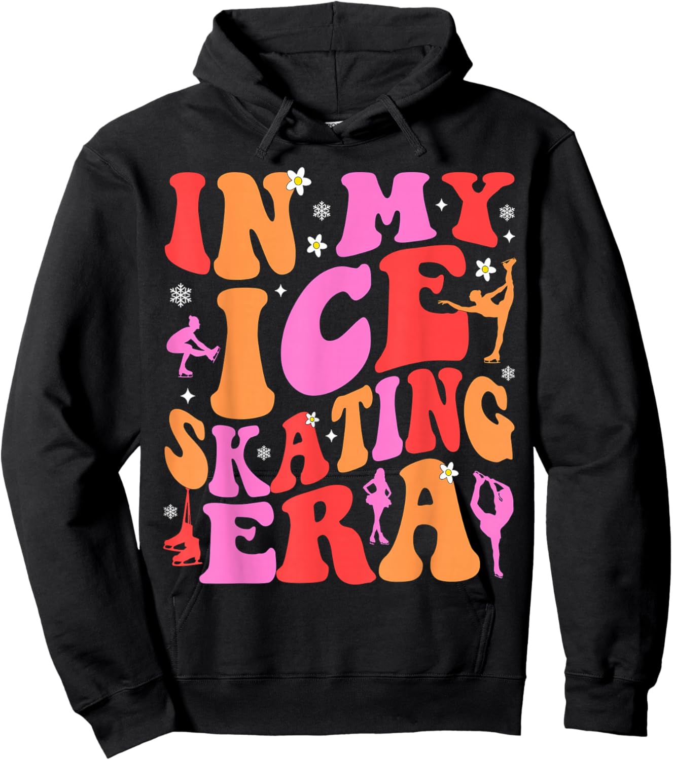 In My Ice Skating Era Hoodie - Hoodie | Black
