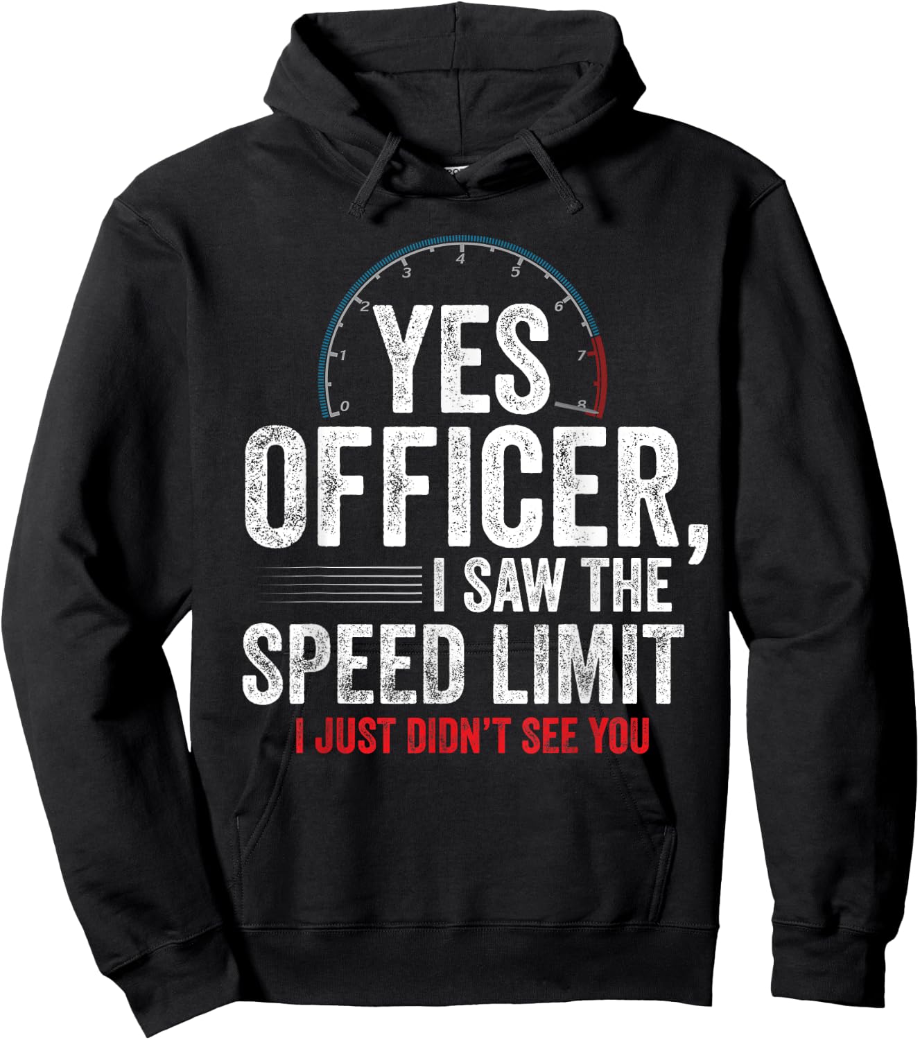Yes Officer Speeding Shirt - For Car Enthusiasts & Mechanics Hoodie - Hoodie | Black