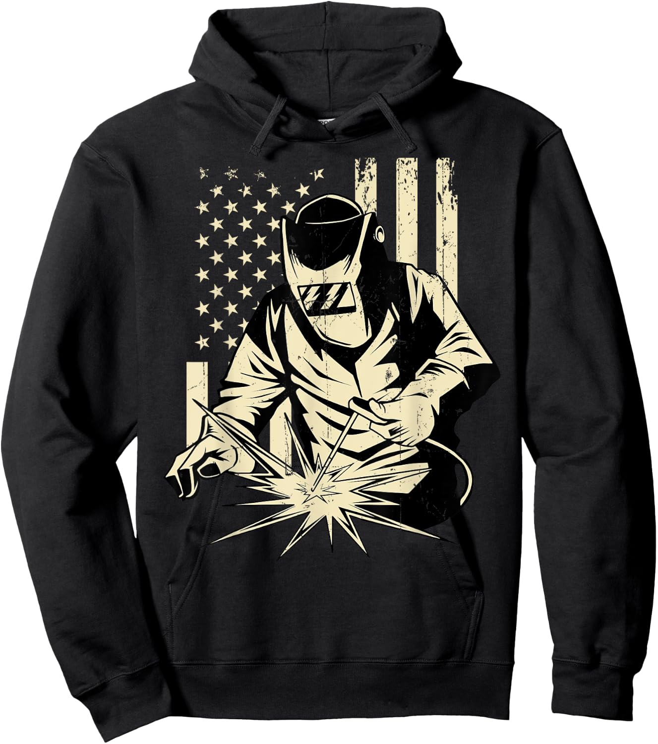 Welder Welding Blacksmith Metal Worker Fabricator Hoodie - Hoodie | Black