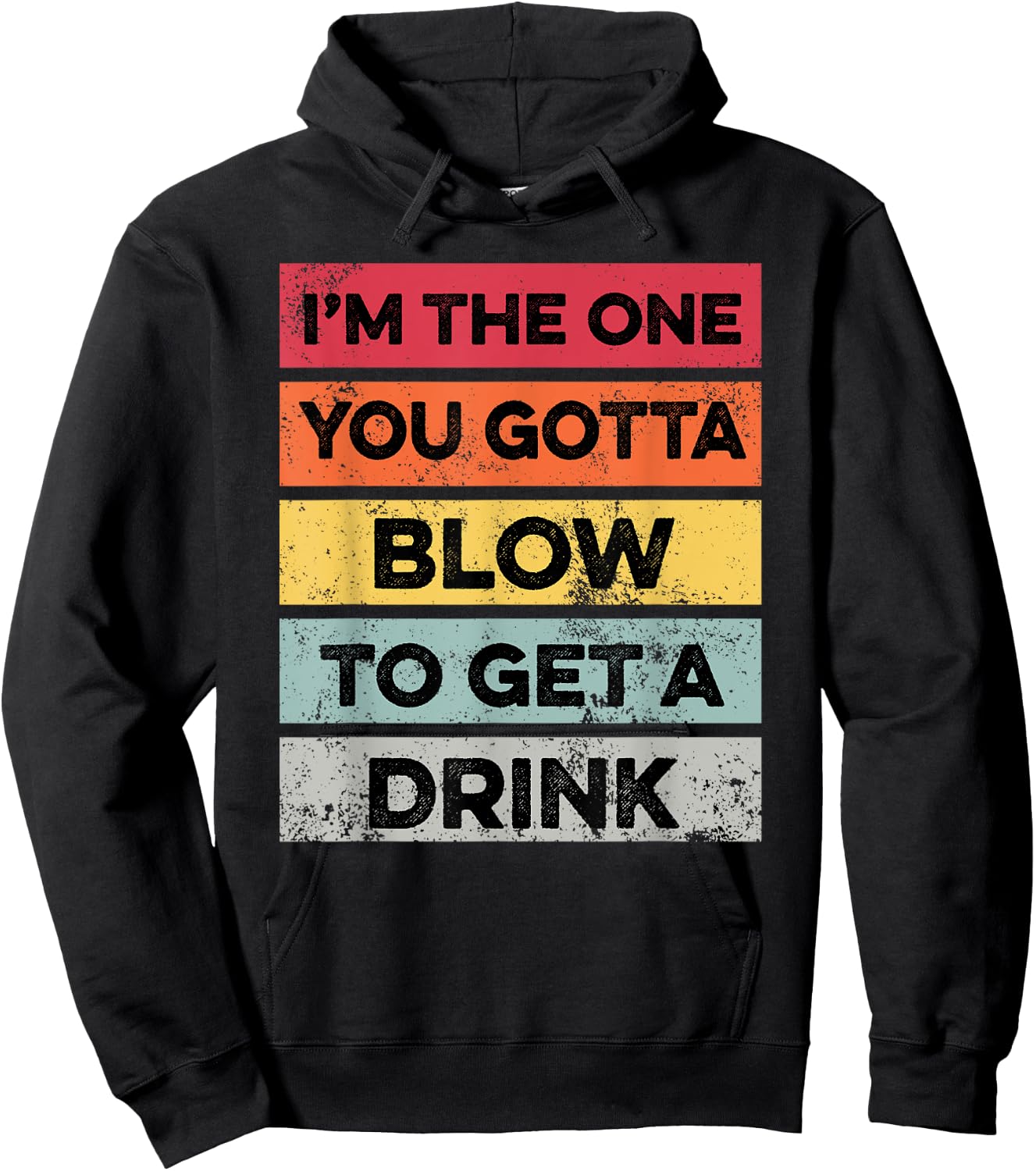 You Gotta Blow To Get Drink Bartender Funny Bartending Hoodie - Hoodie | Black
