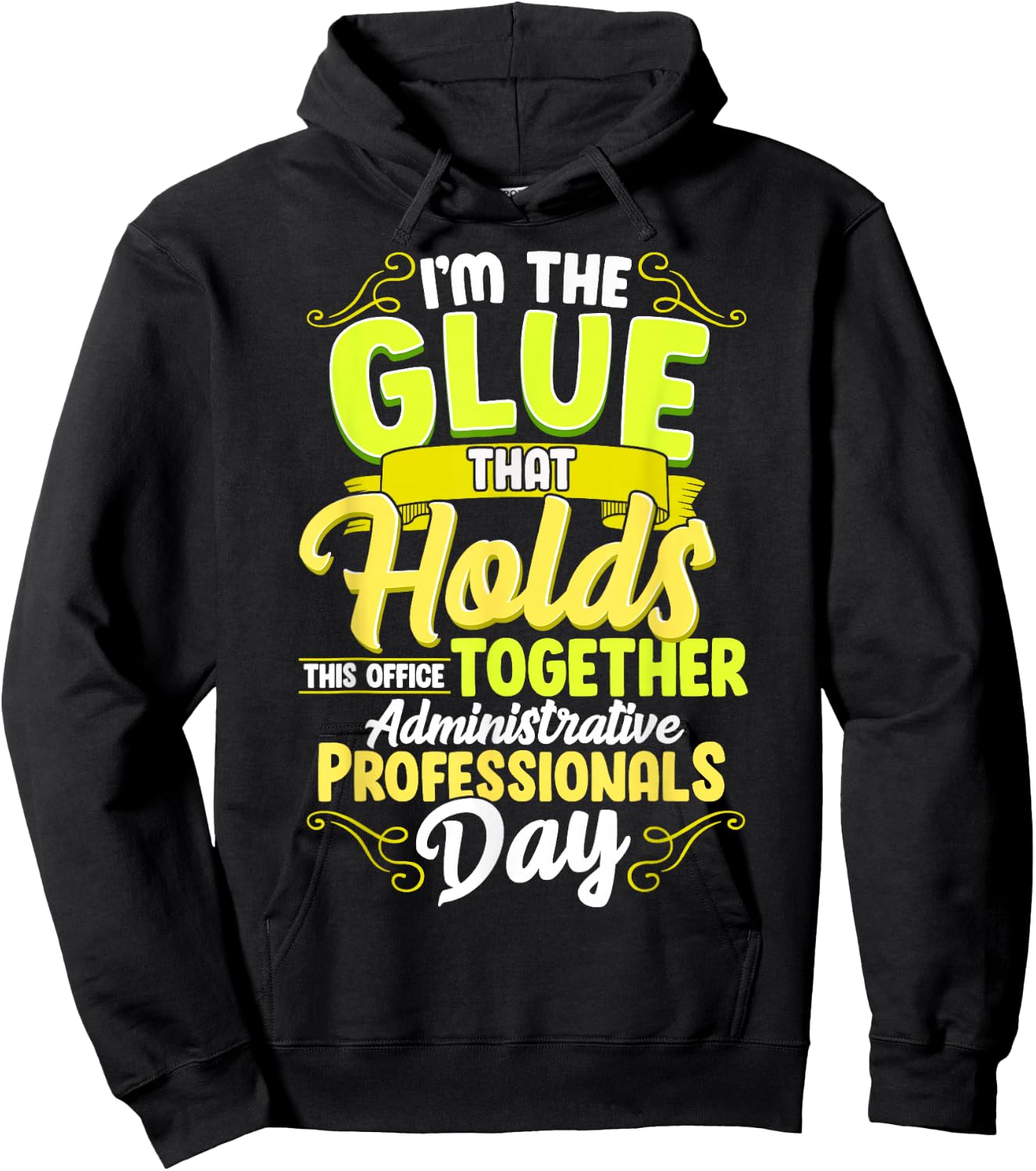 Office Queen Appreciation Women Administrative Professional Hoodie - Hoodie | Black