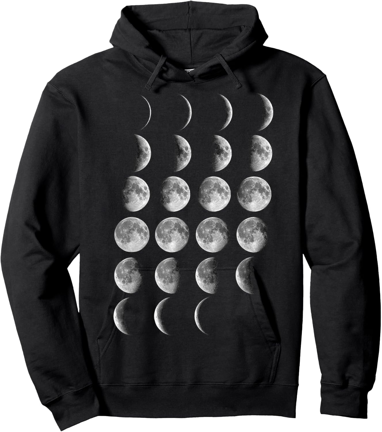 Nerdy Leonard Moon Phases Space Science Student Teacher Gift Hoodie - Hoodie | Black