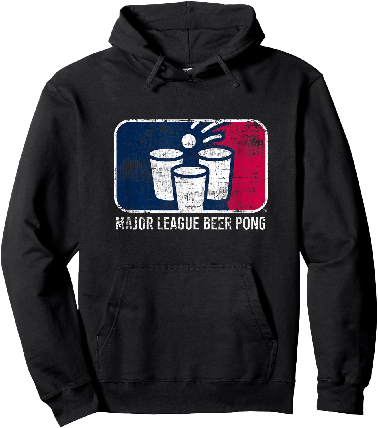 Major League Beer Pong College Sports Hoodie - Hoodie | Black