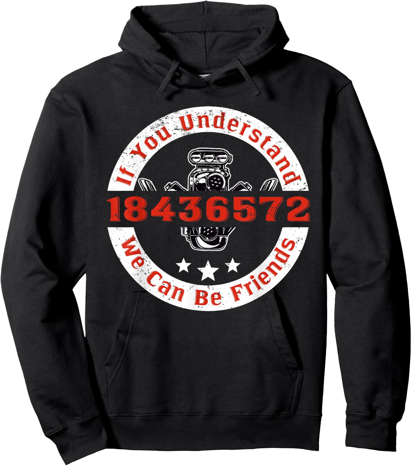 Mechanic Car Mechanic 18436572 V8 Mechanical Engineer Hoodie - Hoodie | Black