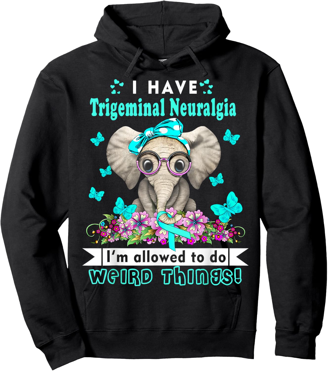 I have Trigeminal Neuralgia Awareness Hoodie - Hoodie | Black