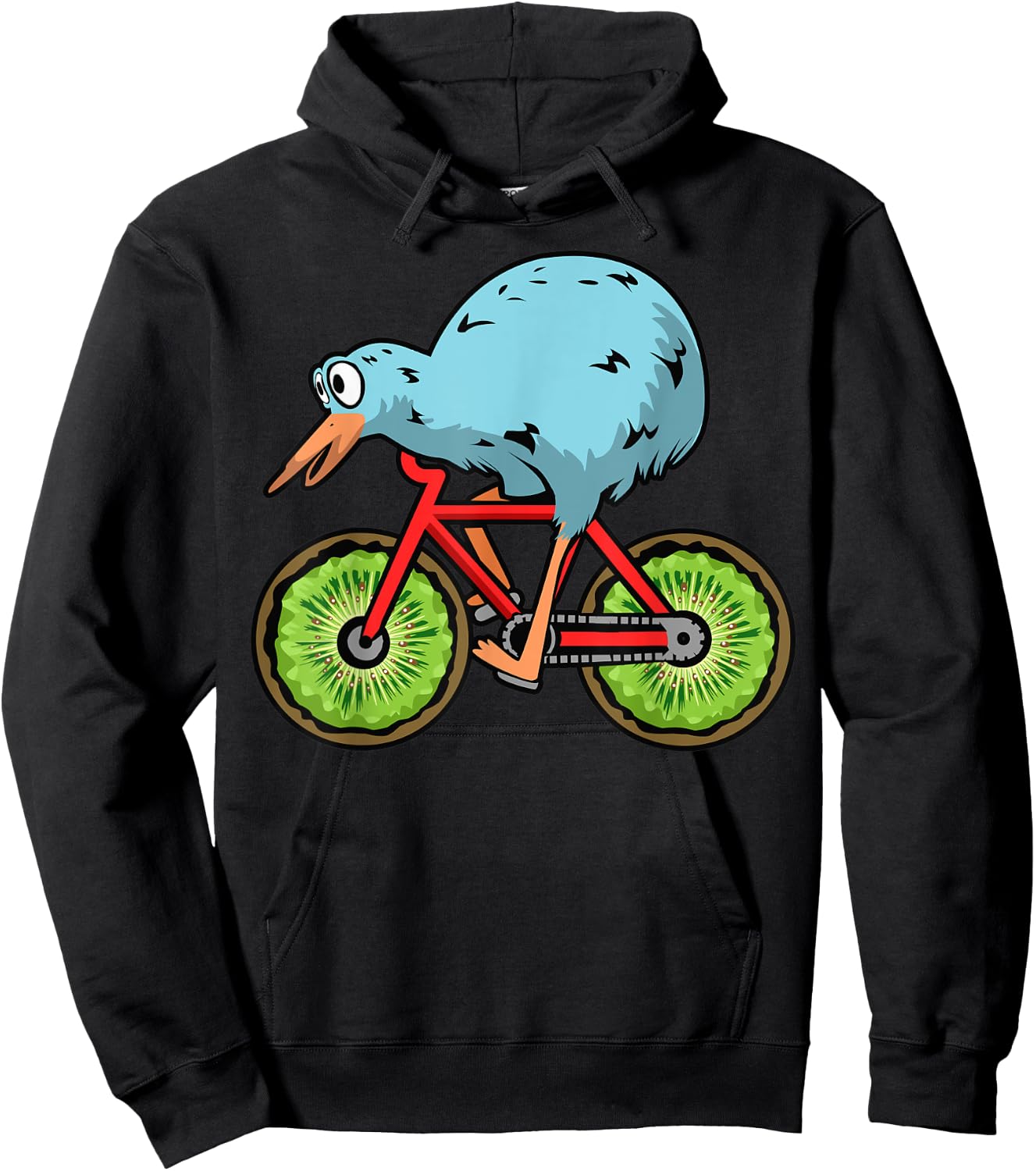 Funny Kiwi Gift Women Cool Kiwi Bird New Zealand Hoodie - Hoodie | Black