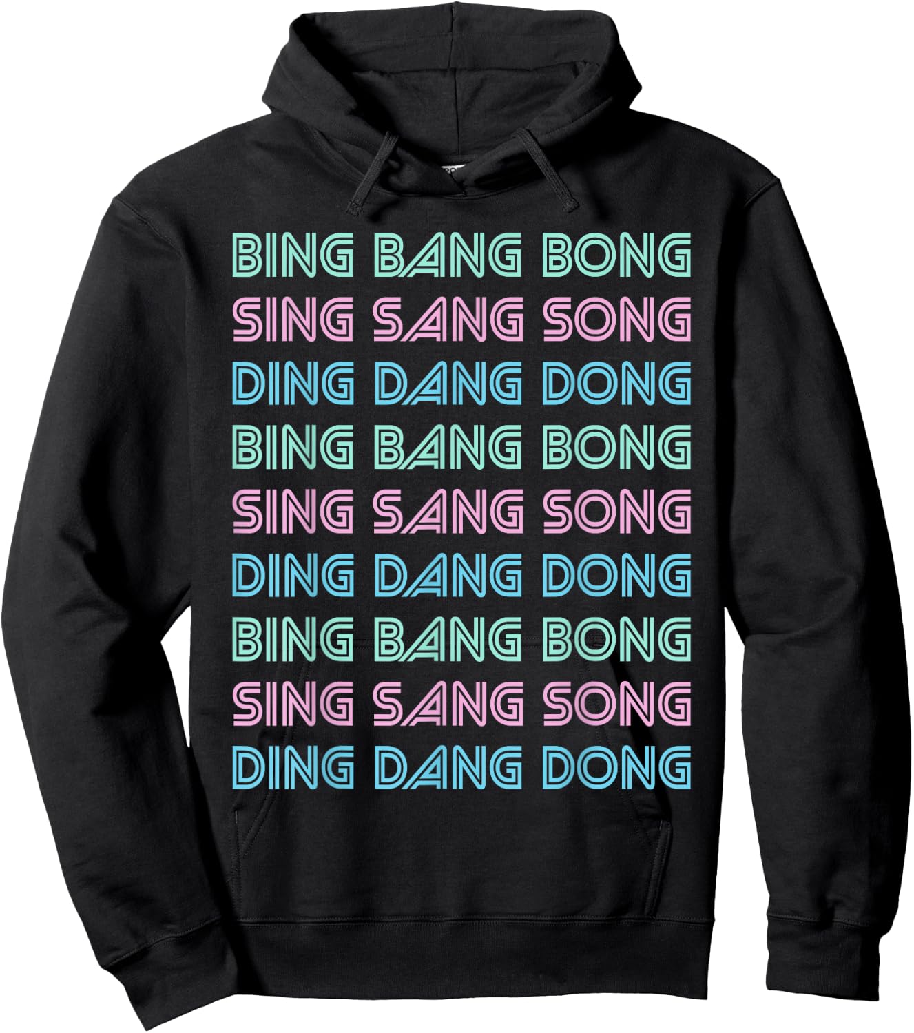 Bing Bang Bong - Sing Sang Song - Ding Dang Dong - UK, Hun? Hoodie - Hoodie | Black