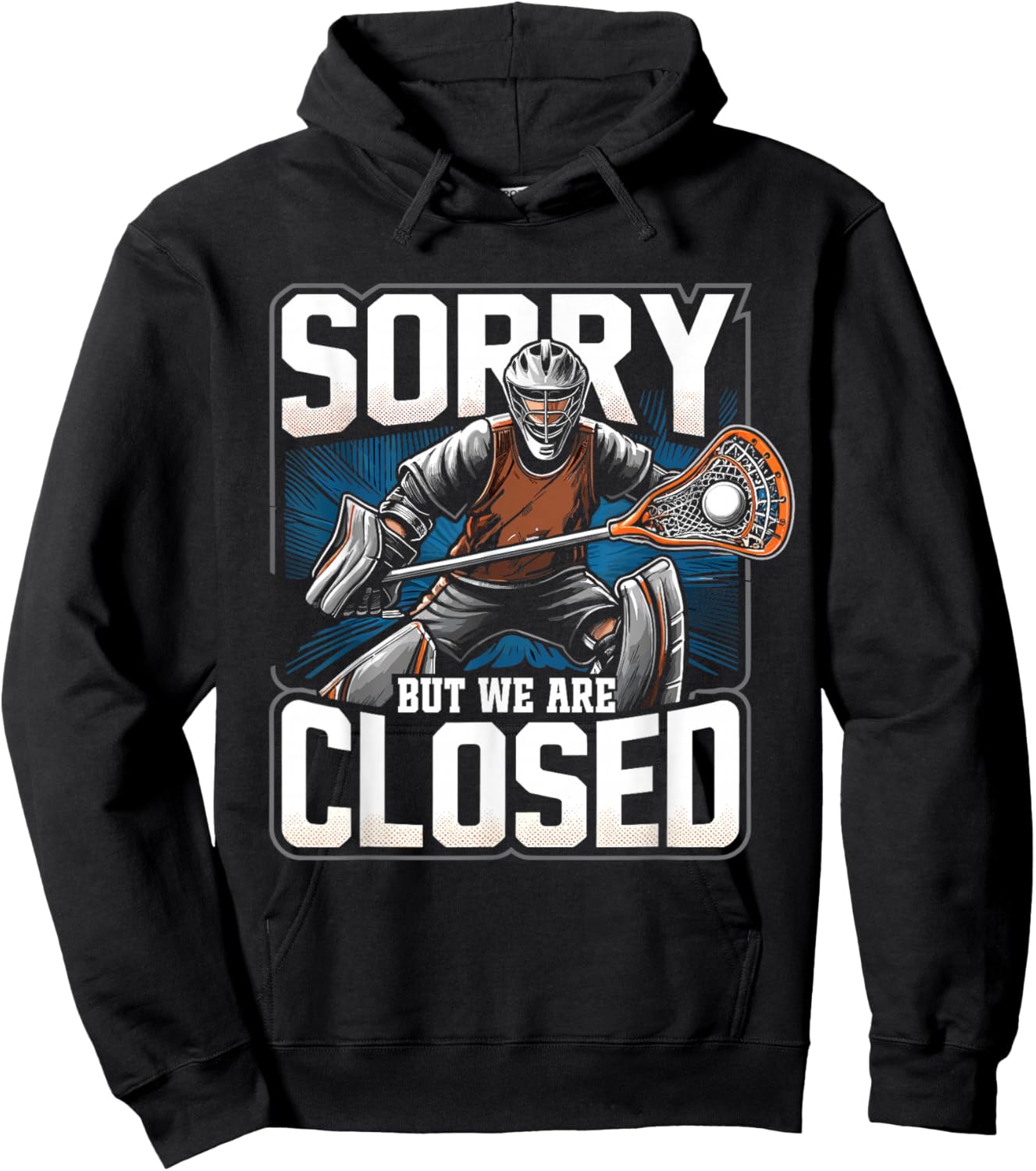 Lacrosse Lax Goalie Lacrosse Goalie Hoodie - Hoodie | Black