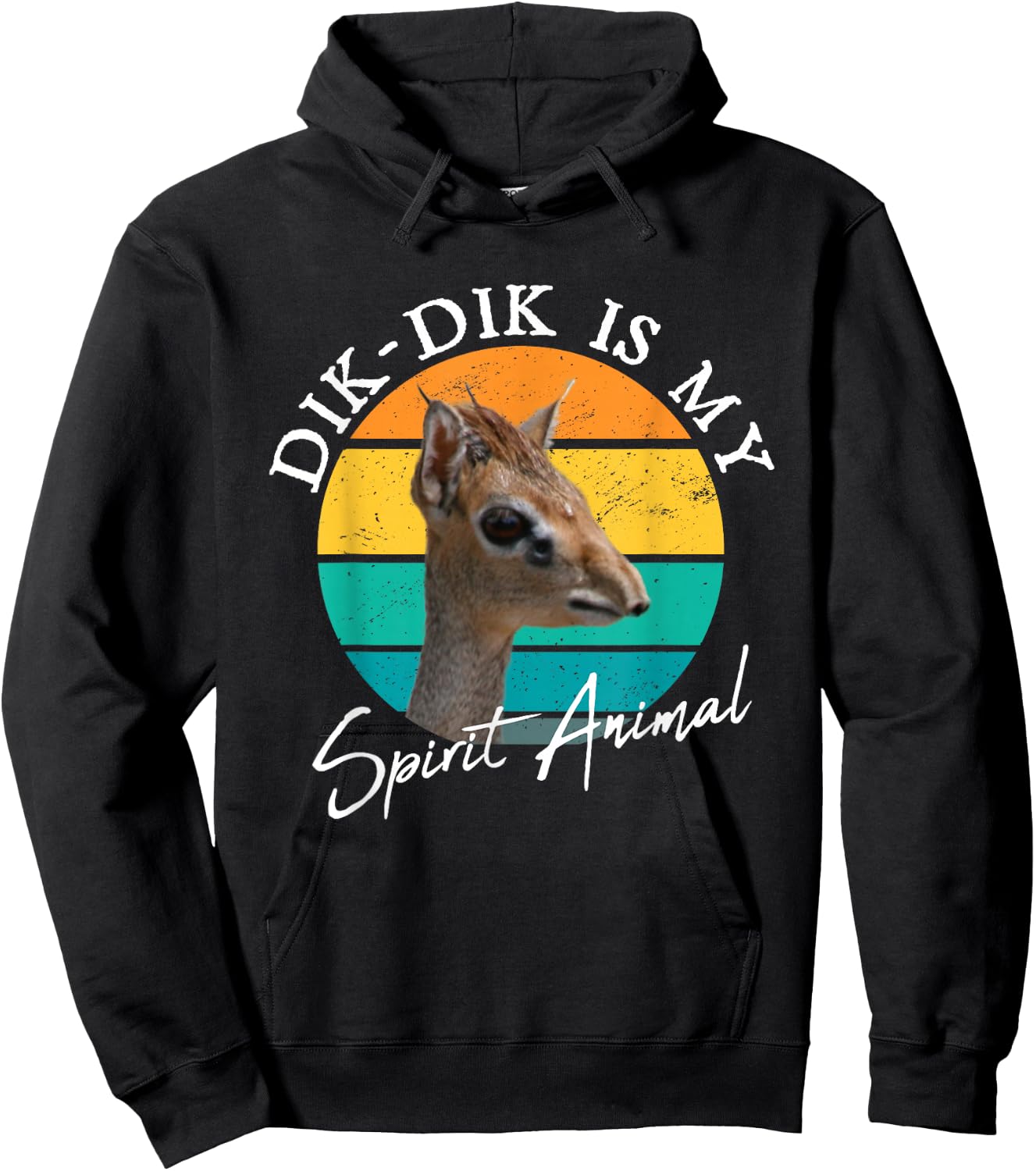 Dik Dik Is My Spirit Antelope Wildlife Africa Hoodie - Hoodie | Black
