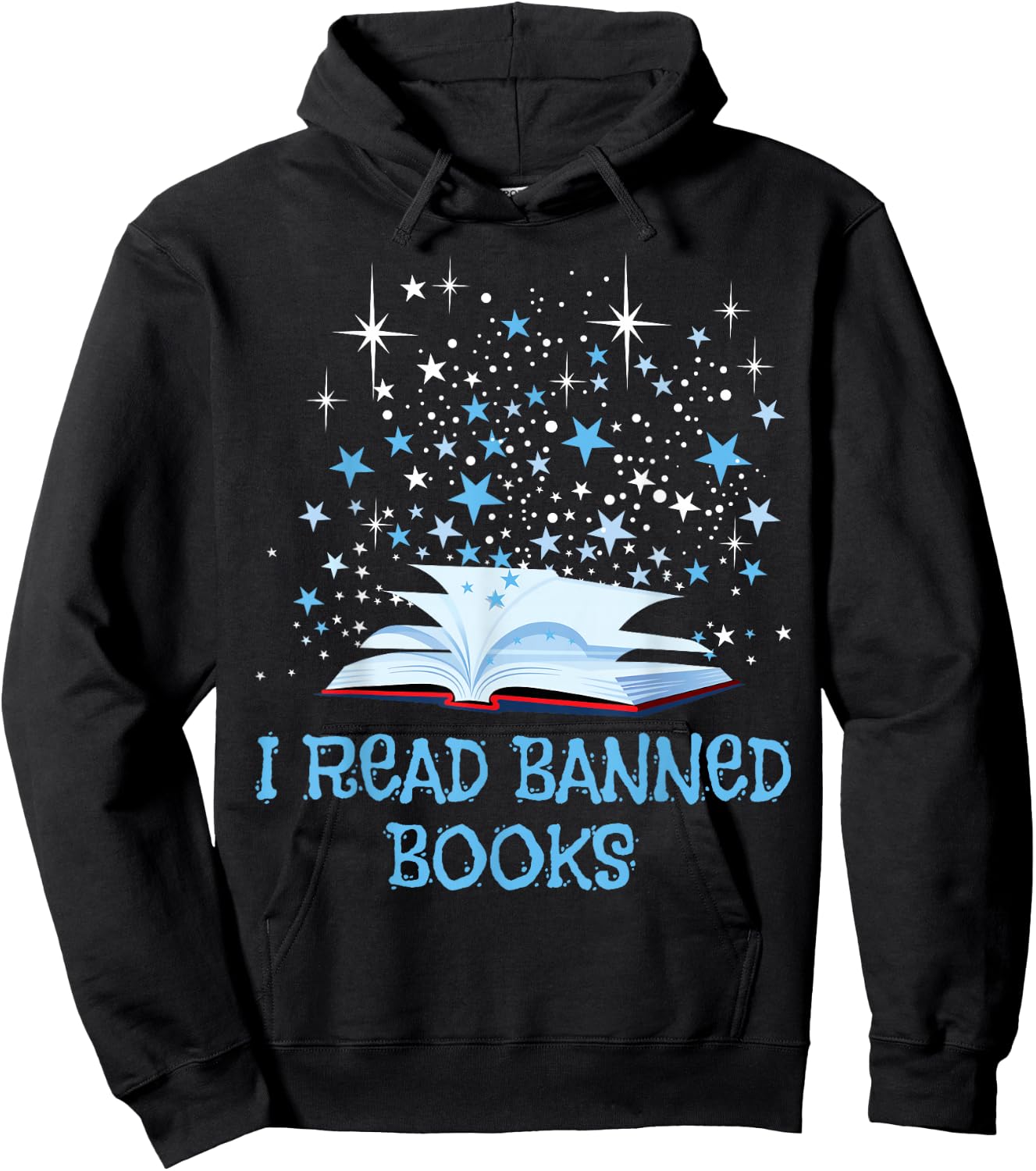 Bibliophile Book Nerd I Read Banned Books Hoodie - Hoodie | Black