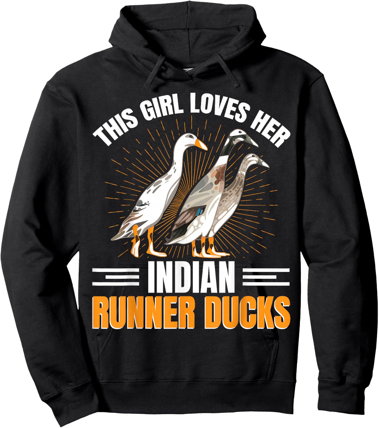 Duck Owner Indian Runner Duck Eggs Indian Runner Duck Toys Hoodie - Hoodie | Black