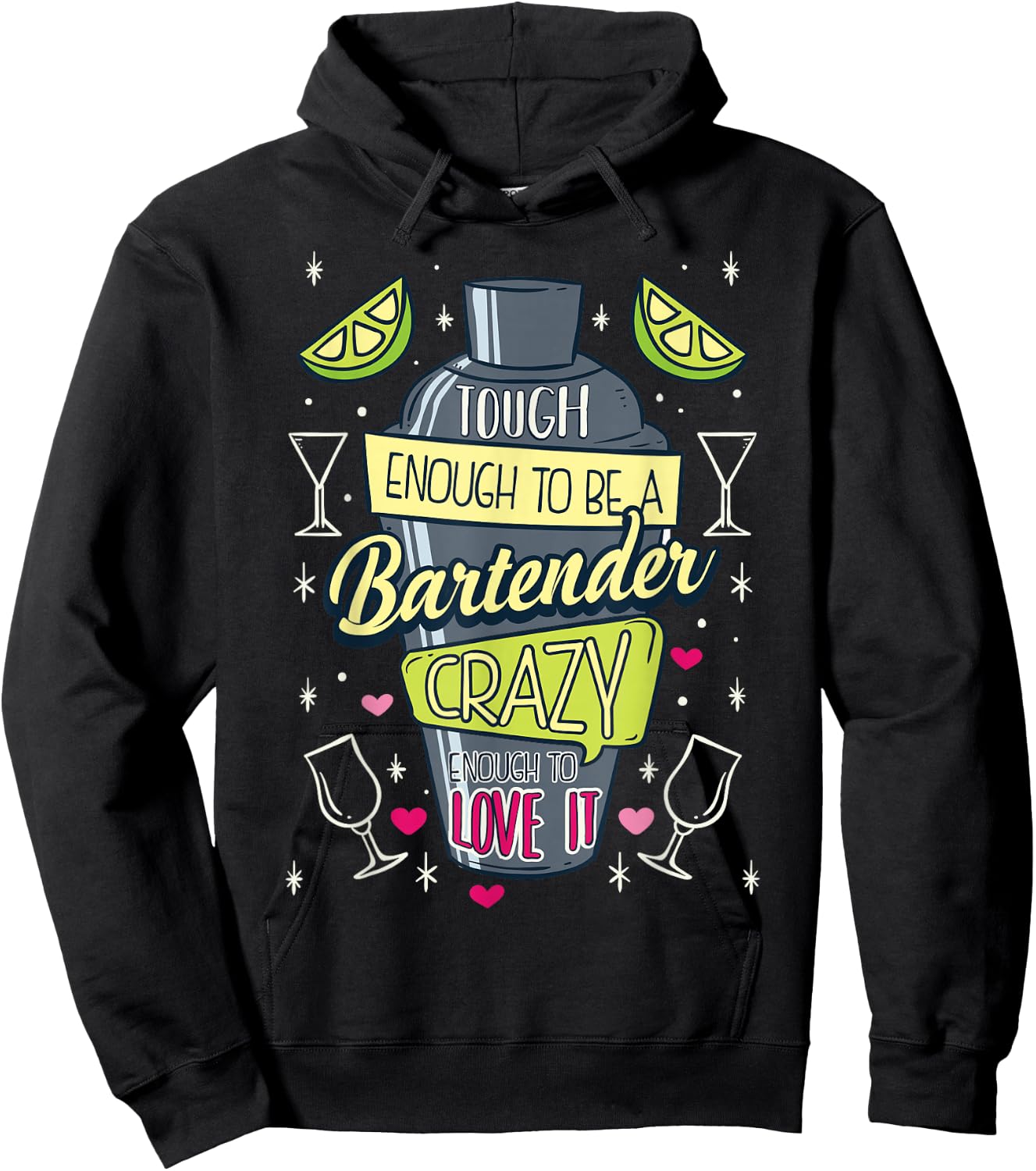Bartender Mixologist Barkeeper Cocktailbar Club Bartending Hoodie - Hoodie | Black