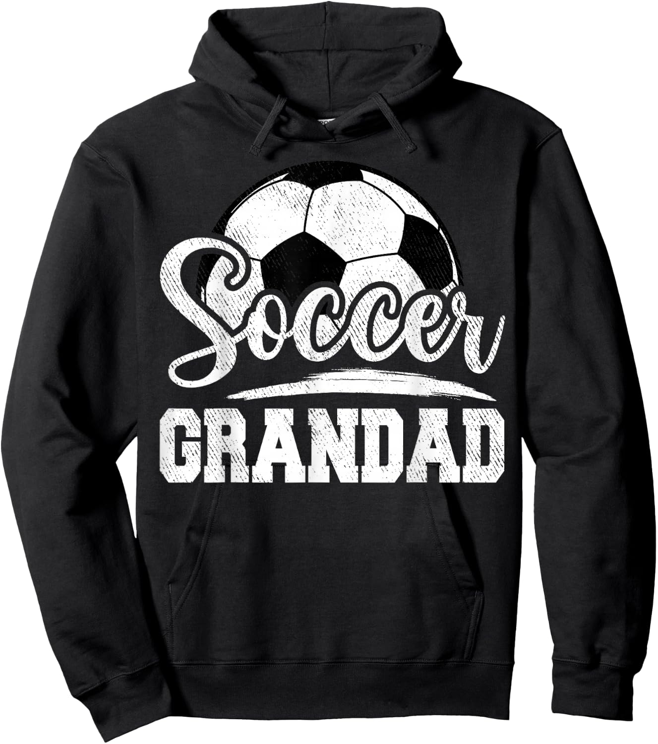 Soccer Grandad Soccer Player Game Day Father's Day Hoodie - Hoodie | Black