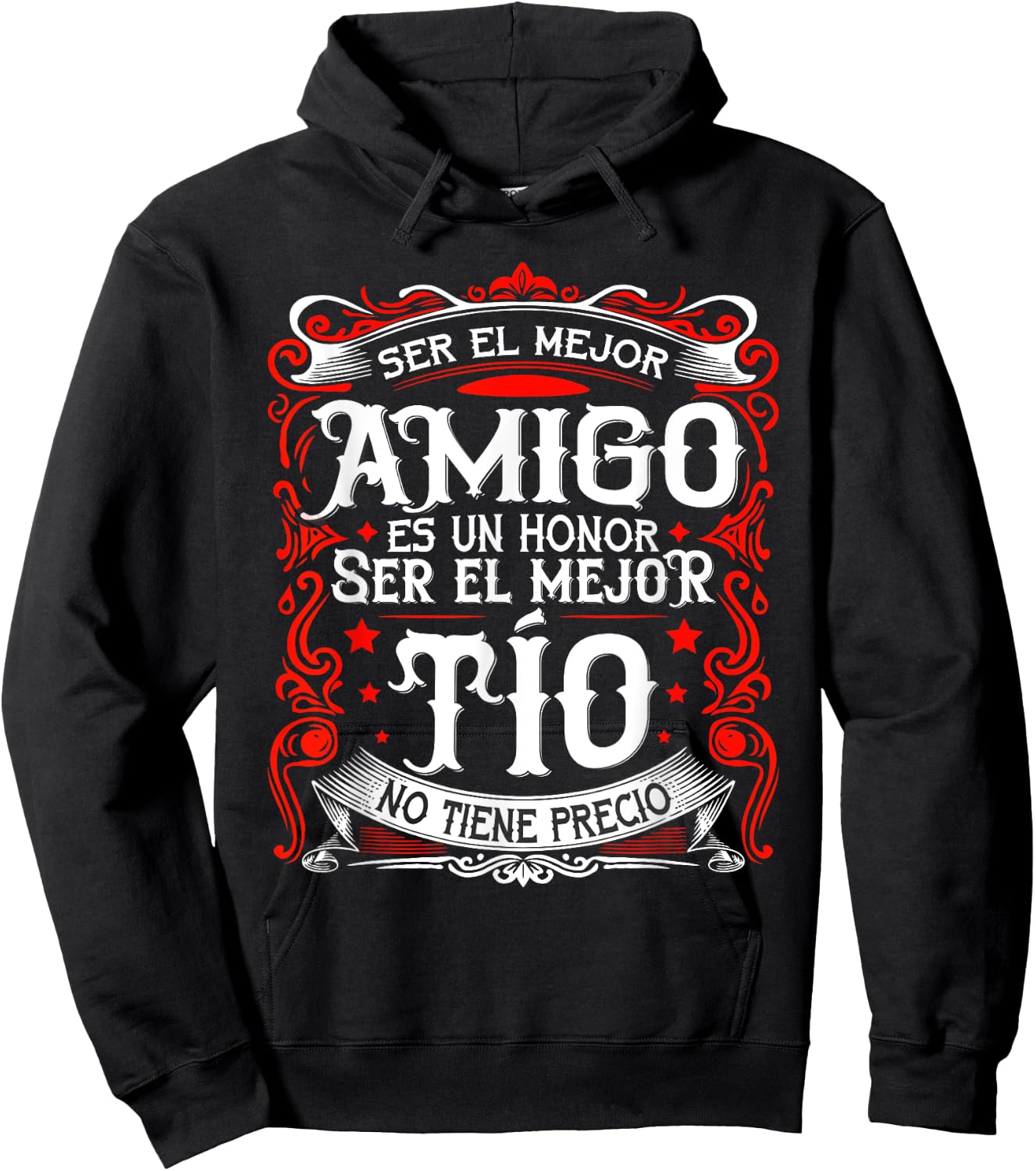 Tio Anuncio Embarazadas Tío Familia Hoodie - Hoodie | Black