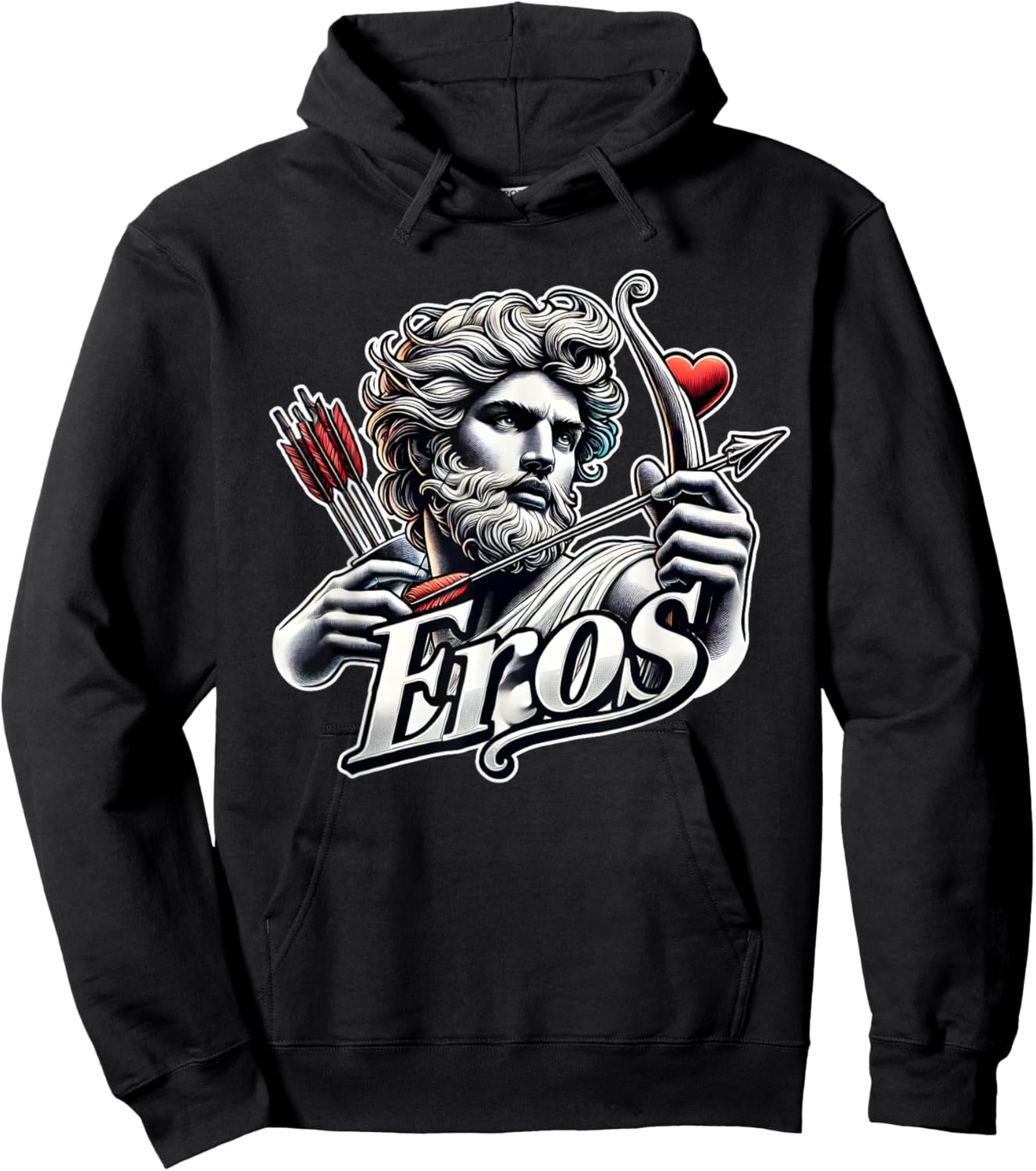 Eros Greek God of Love Mythology Ancient Greece Hoodie - Hoodie | Black