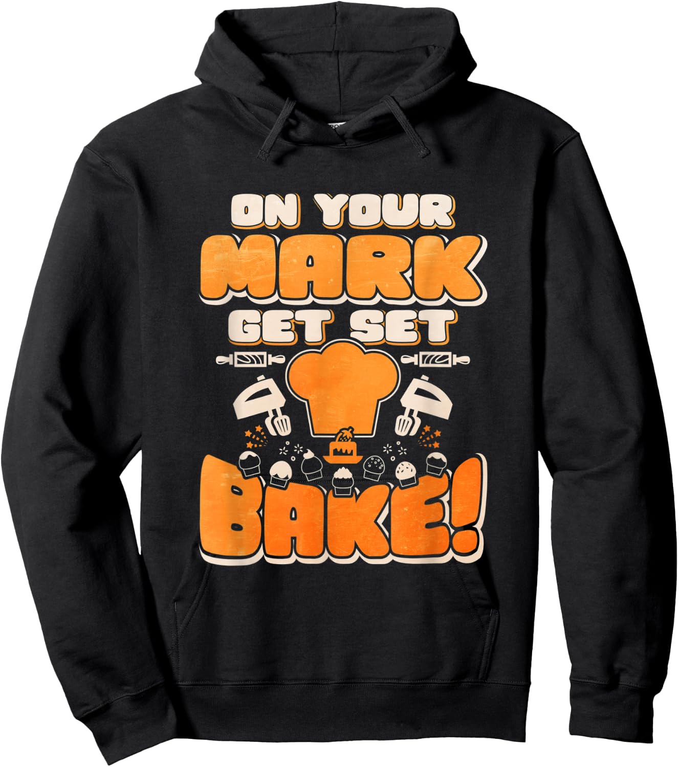 On Your Marks Get Set Bake Hoodie - Hoodie | Black