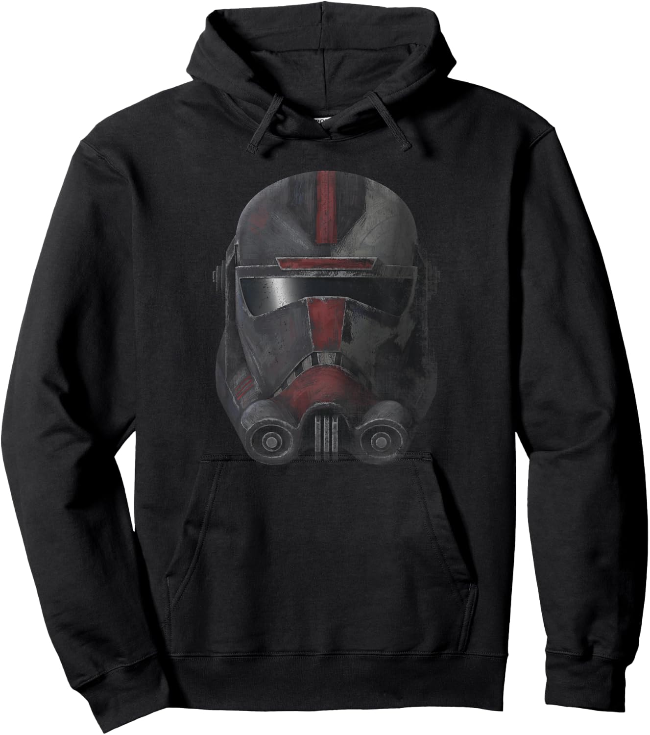 Star Was The Clone Wars The Bad Batch Hunter Helmet Hoodie - Hoodie | Black