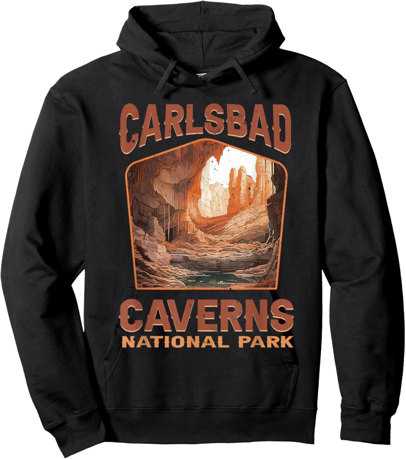 Carlsbad Caverns National Park New Mexico Nature Hike Hoodie - Hoodie | Black