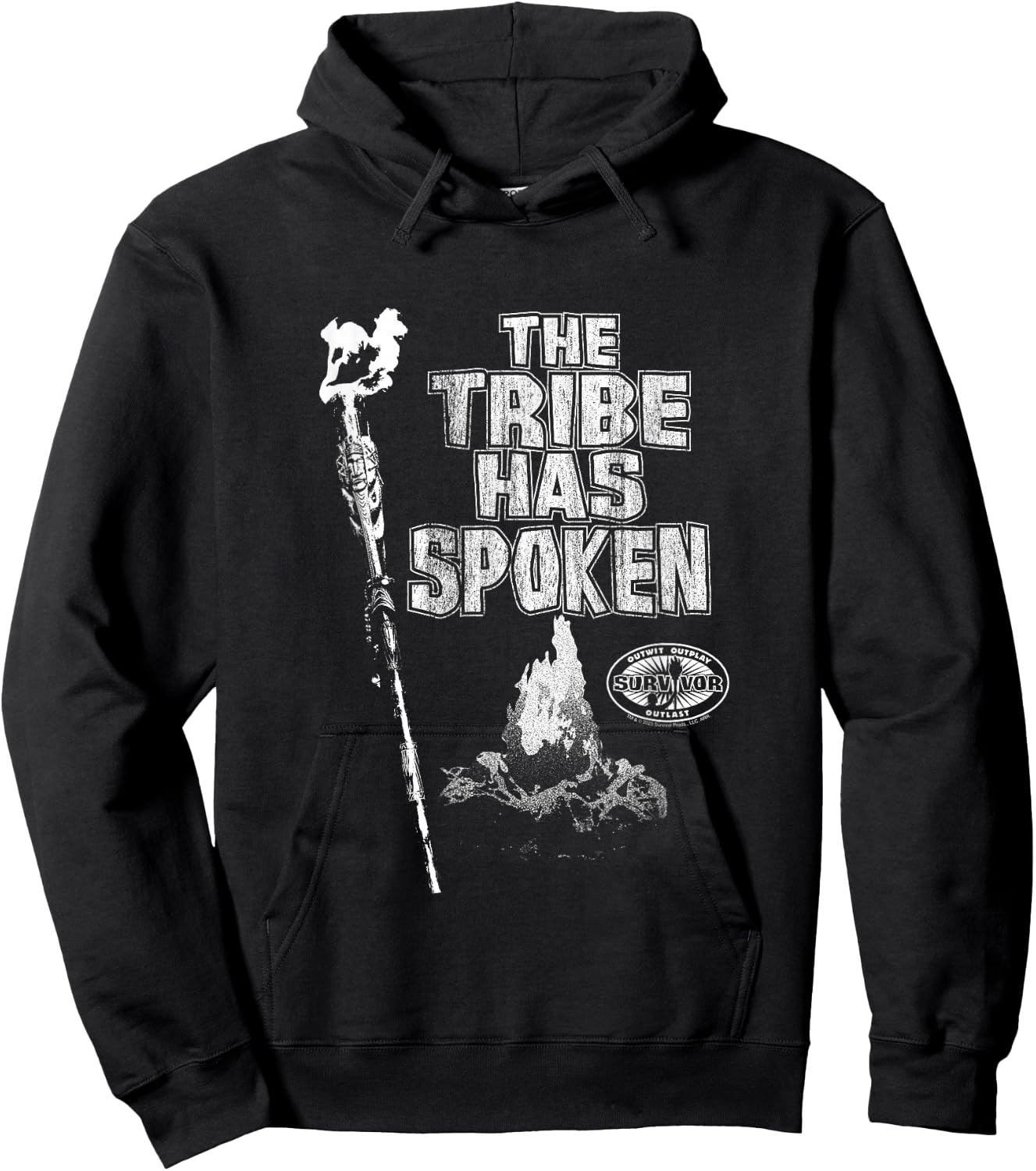 Survivor The Tribe has Spoken Fireplace Hoodie - Hoodie | Black
