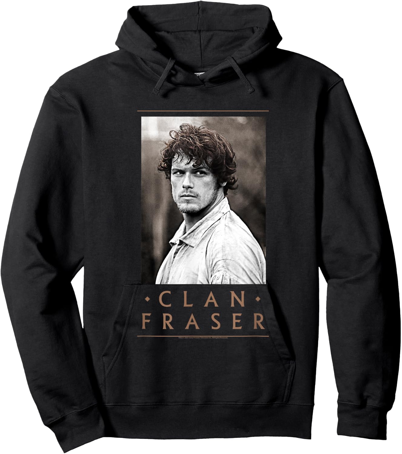 Outlander Clan Fraser Hoodie - Hoodie | Black