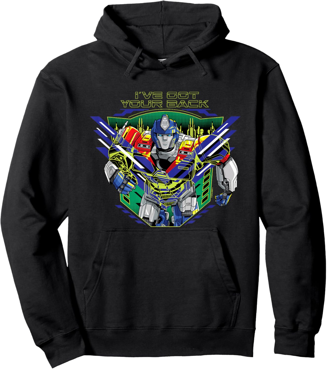 Transformers One I've Got Your Back Orion Pax Logo Hoodie - Hoodie | Black