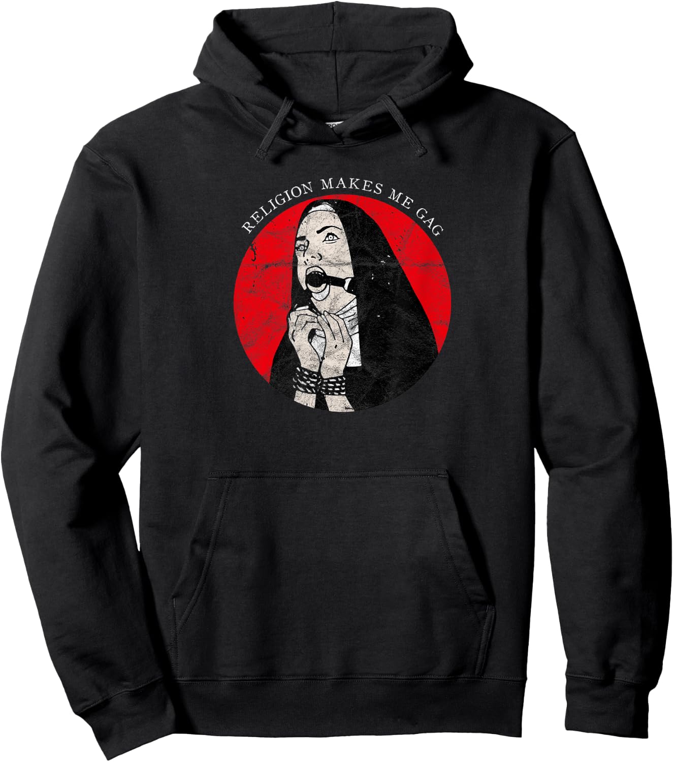 Occult Gothic Grunge Antichrist Nun Satan Devil Black Witch Hoodie - Hoodie | Black