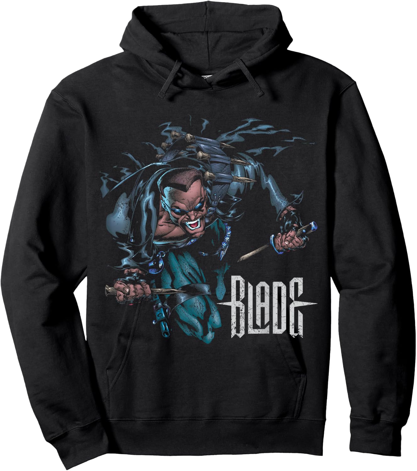 Marvel Blade Eric Brooks Comic Book Hoodie - Hoodie | Black