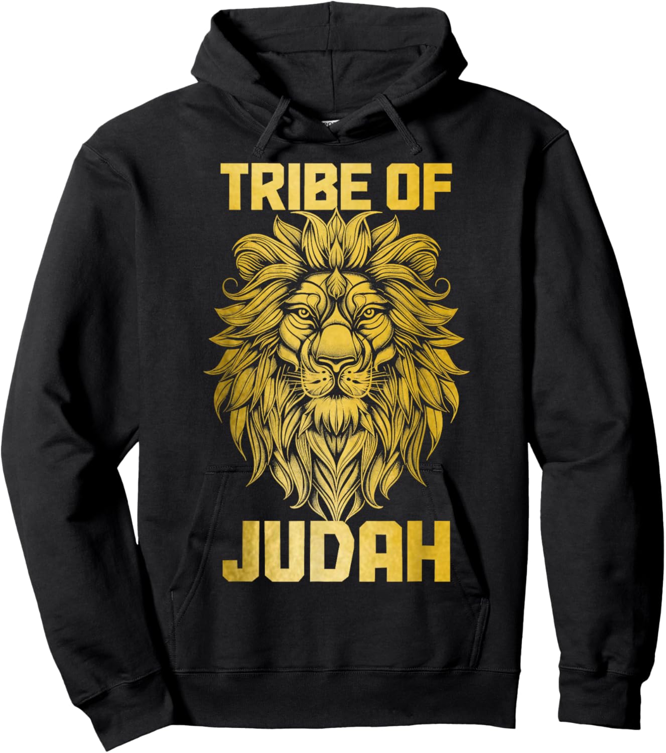 Lion Of Judah Tribe Hebrew Israelite Christian Jewish YHWH Hoodie - Hoodie | Black