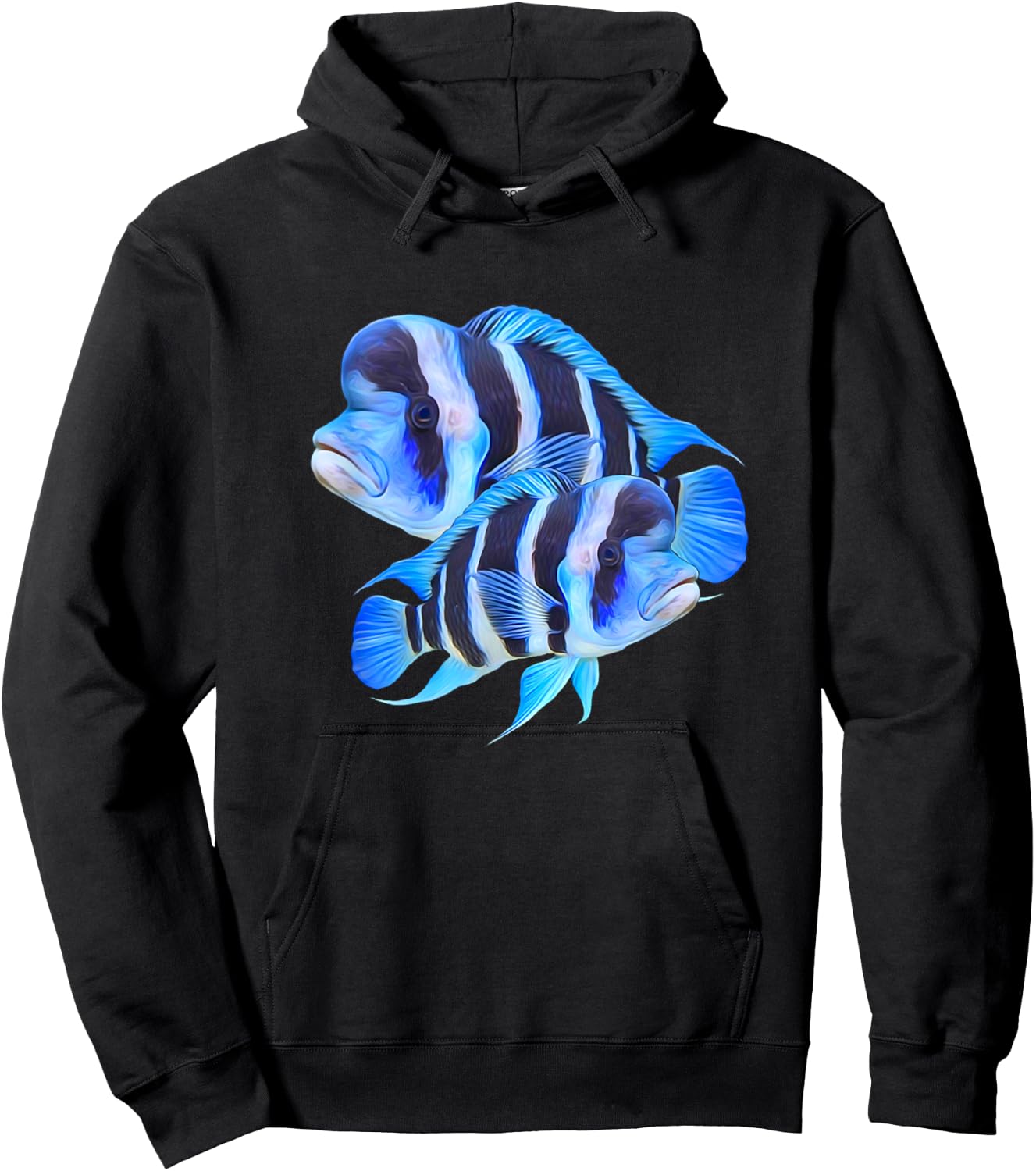 Frontosa Cichlid Fish Aquarium Owners Monster Fish Gift Hoodie - Hoodie | Black