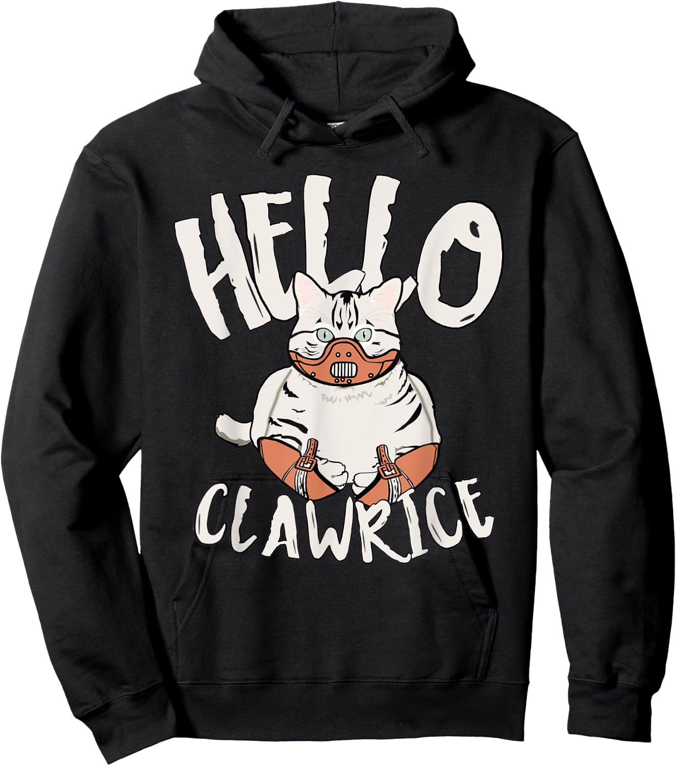 Cat Horror Theme Hello Clawrice Funny Horror Women Hoodie - Hoodie | Black