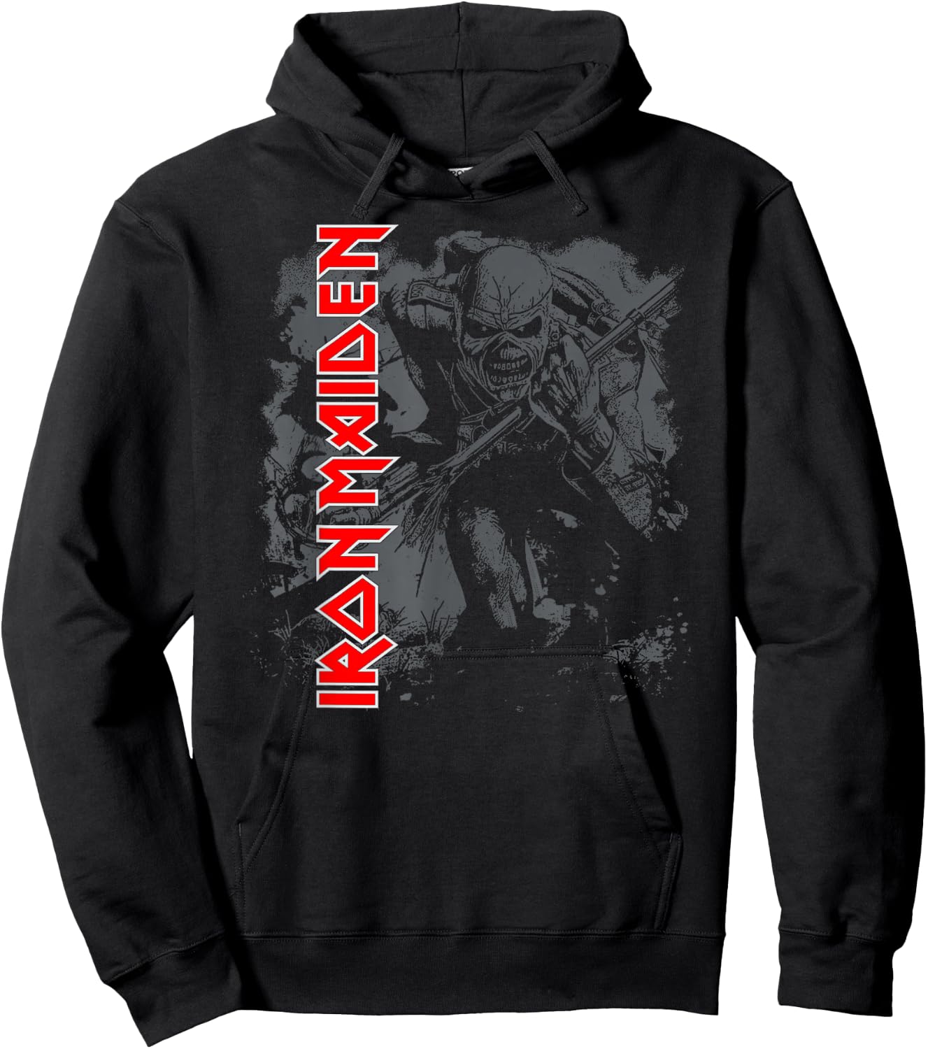 Iron Maiden - Hi Contrast Trooper Hoodie - Hoodie | Black