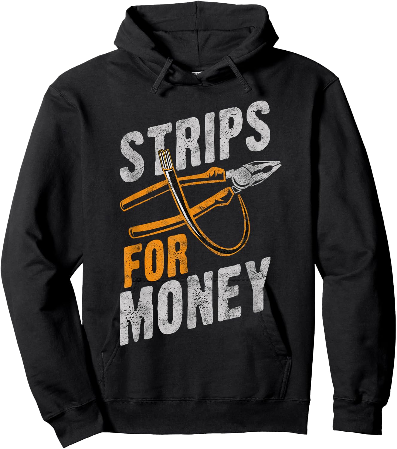 Powerline Electrical Father’s Day Electricians Gift Small Hoodie - Hoodie | Black