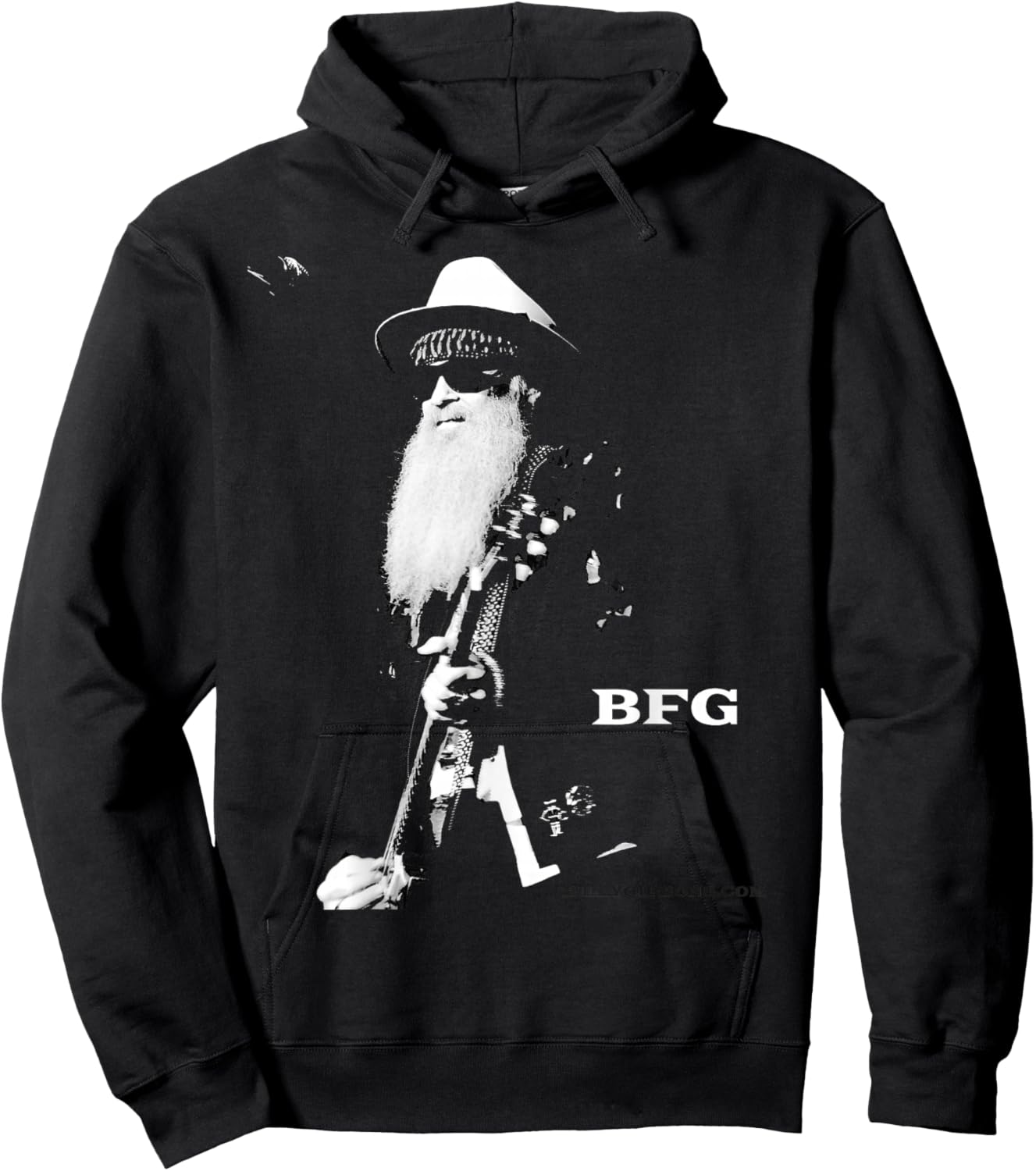 Official Billy F Gibbons of ZZ Top Live Hoodie - Hoodie | Black