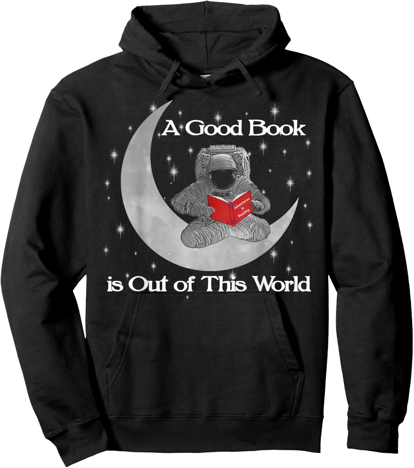 Reading Teacher Read Books Astronaut Out Of World Stars Hoodie - Hoodie | Black