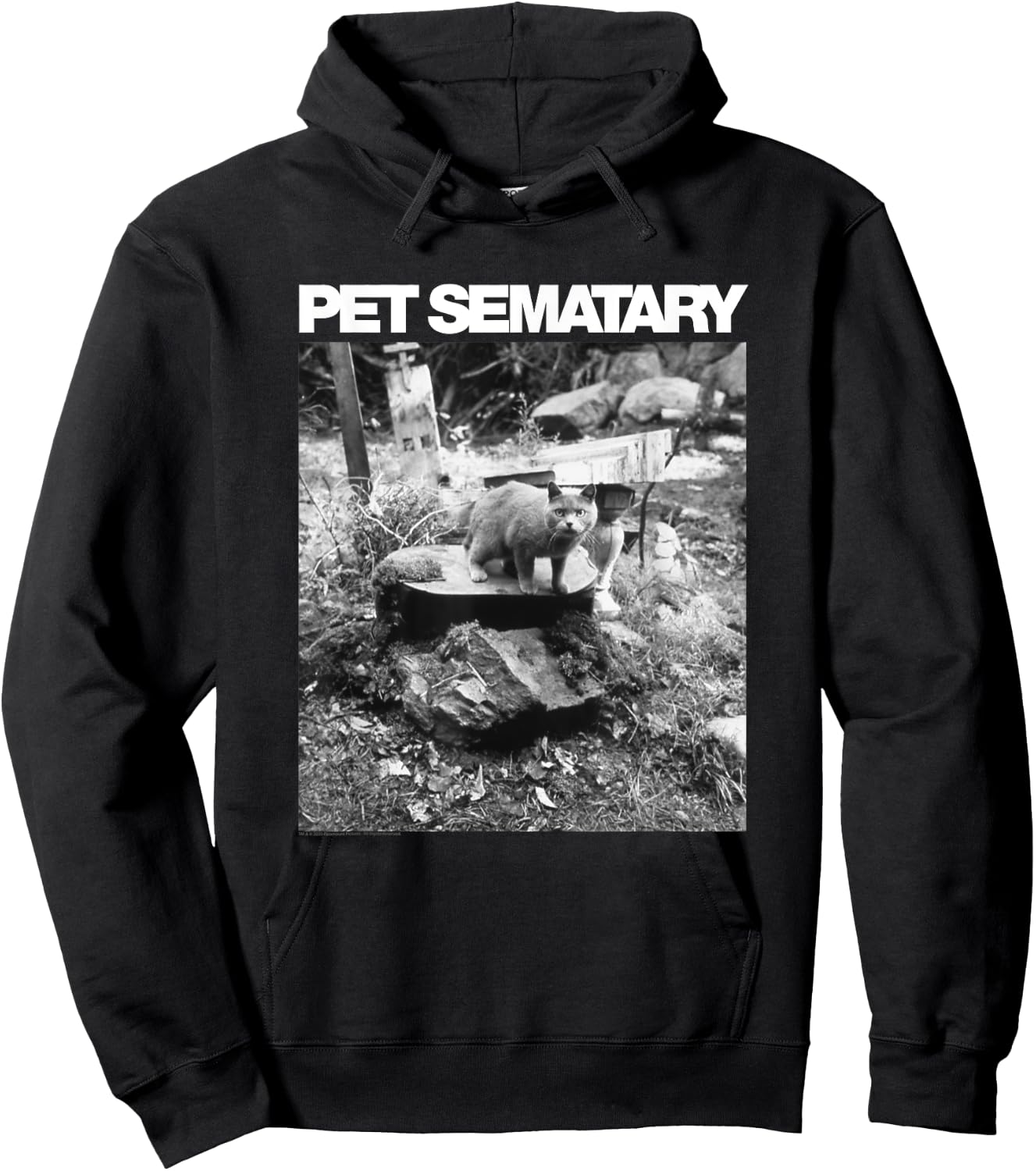 Pet Sematary Church on Grave Hoodie - Hoodie | Black