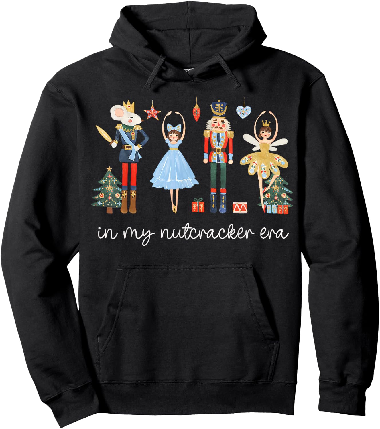 In My Nutcracker Era Christmas Nutcracker Bellet Princess Hoodie - Hoodie | Black