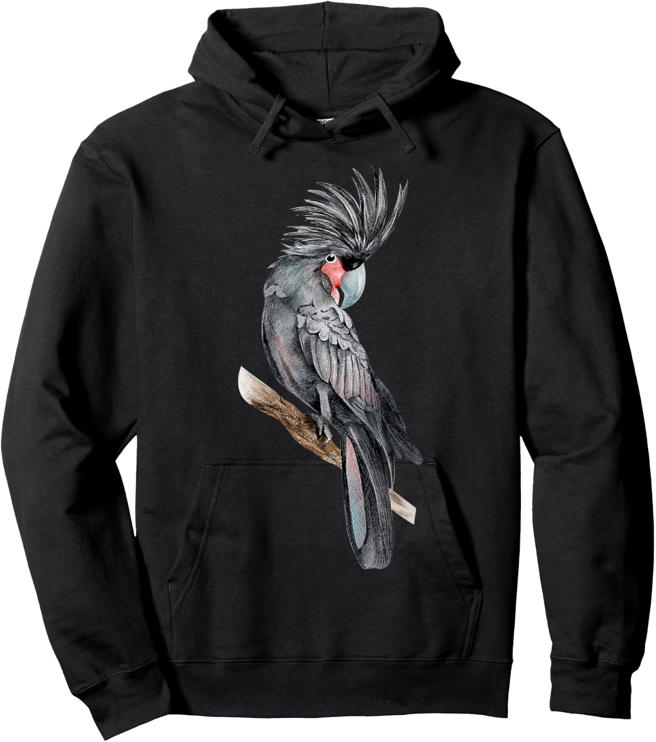 Palm Cockatoo Hoodie - Hoodie | Black