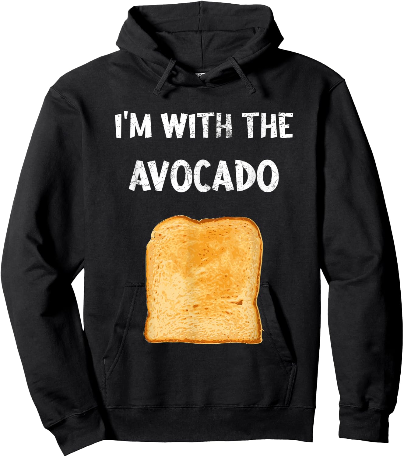 Funny Thanksgiving shirt I 'am with The Avocado Hoodie - Hoodie | Black