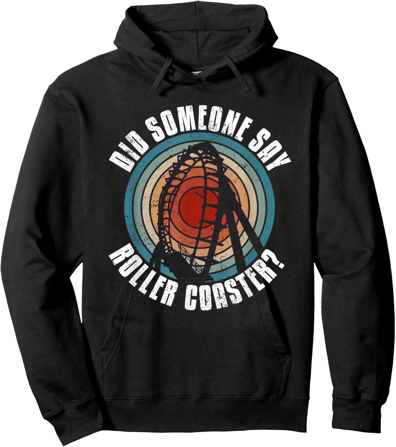 Riding Roller Coasters Hobby Adventures Hoodie - Hoodie | Black